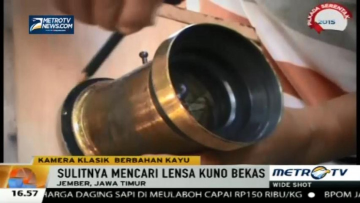 Penampakan Kamera Klasik Berbahan Kayu <i>Made in</i> Jember