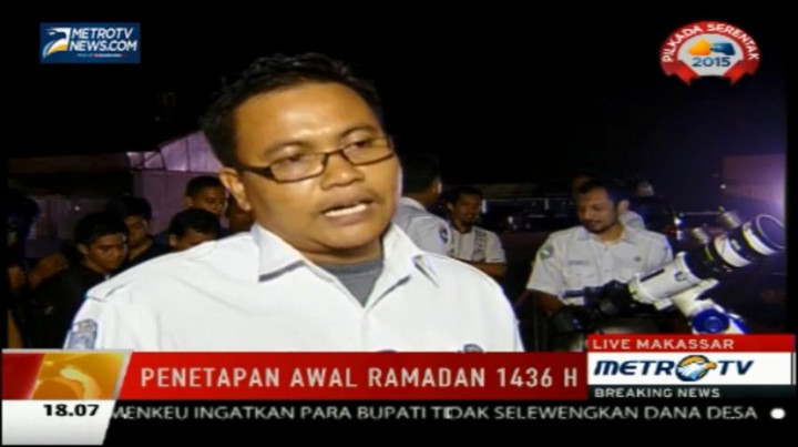 BMKG Makassar: Hilal Tidak Terlihat