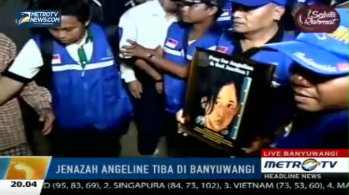 Jenazah Angeline Dimakamkan Malam Ini