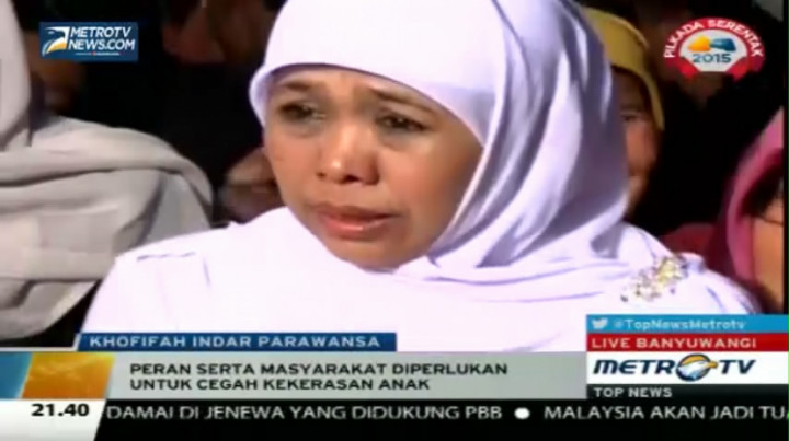 Mensos Hadiri Pemakaman Angeline di Banyuwangi 