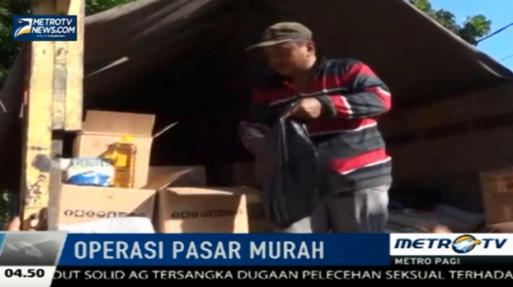 Operasi Pasar Murah Digelar di Sejumlah Daerah