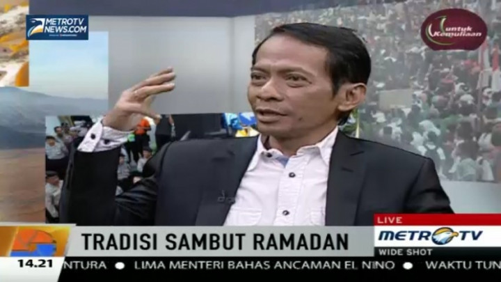 Budayawan: Tradisi Sambut Ramadan Membentuk Kerukunan antar Manusia