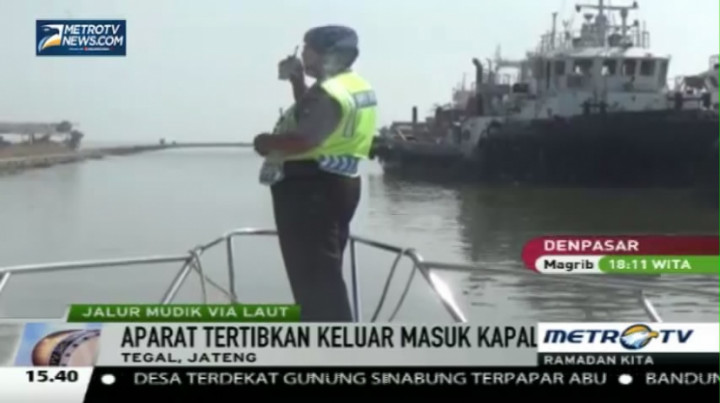 Satpolairud Tegal Siapkan Jalur Mudik Lewat Laut  