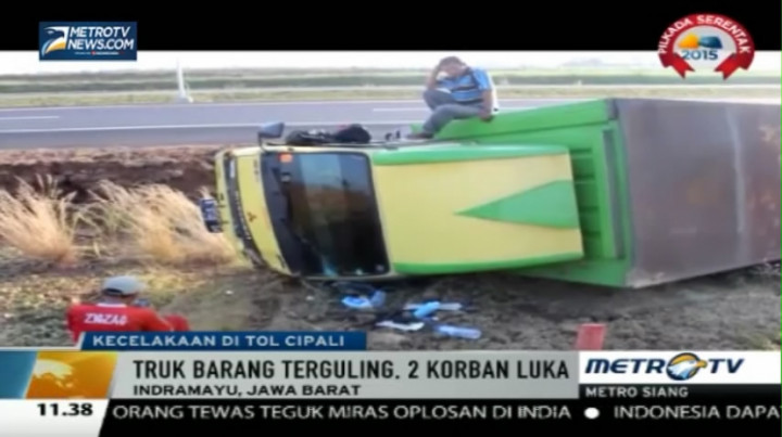 Seorang Pengemudi Truk Tewas dalam Kecelakaan Tol Cipali