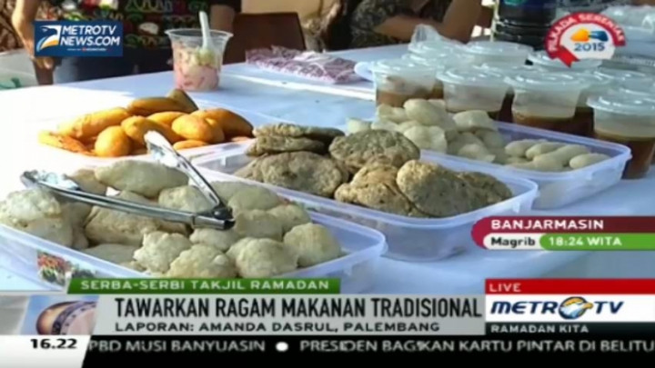 Ramadan, Masjid Agung Palembang Gelar Bazar Takjil
