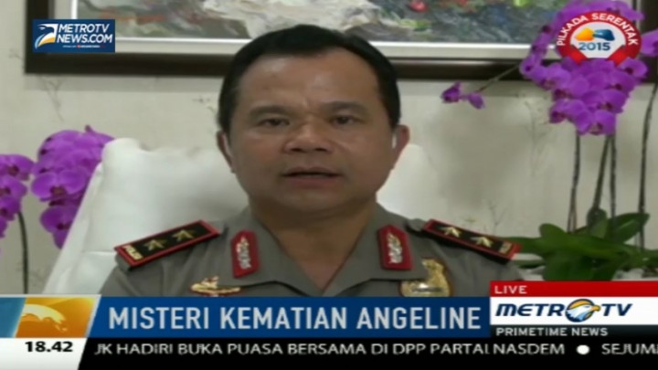 Kasus Angeline, Kapolda Bali: Setiap Alat Bukti Masih Dikumpulkan