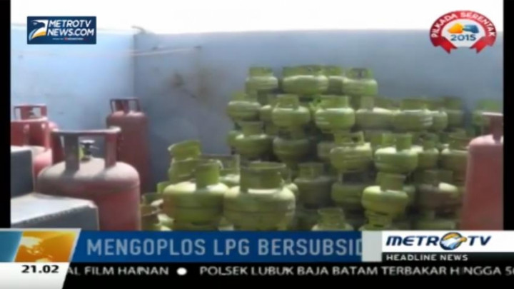 Rumah Pengoplos Gas Elpiji di Sidoarjo Digerebek