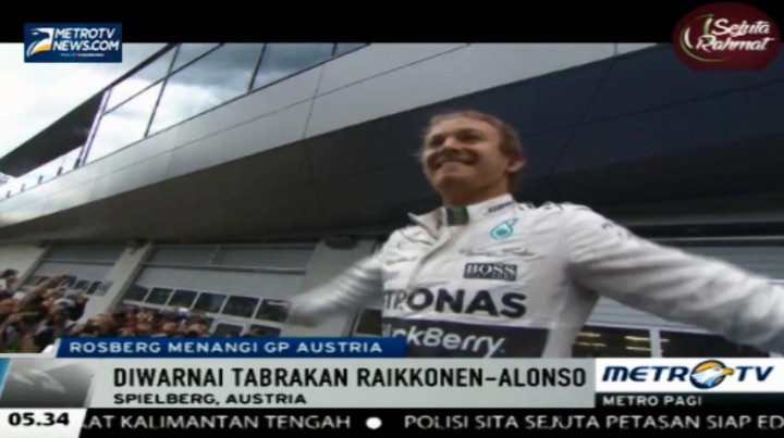 Nico Rosberg Juara Formula One GP Austria