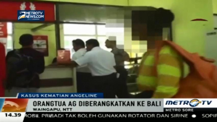 Bantu Penyelidikan, Ibu dan Kakak Agus Diterbangkan ke Bali