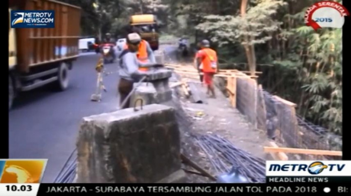 Dinas Pekerjaan Umum Jabar Perbaiki Jalur Mudik