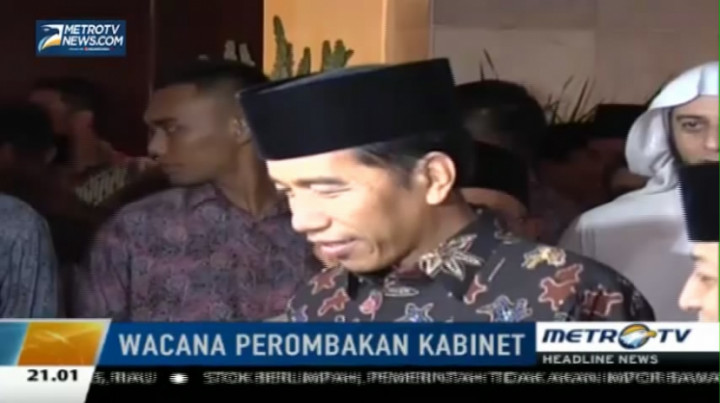 Jokowi: Jangan Ganggu Menteri yang Sedang Bekerja