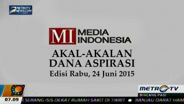 Akal-akalan Dana Aspirasi