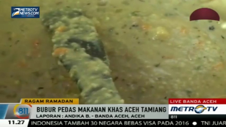 Bubur Pedas Aceh Tamiang, Hidangan Wajib Saat Ramadan 