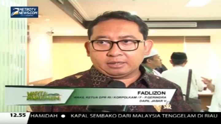 Fadli Zon: Calon Kepala BIN Seharusnya Bukan dari Parpol
