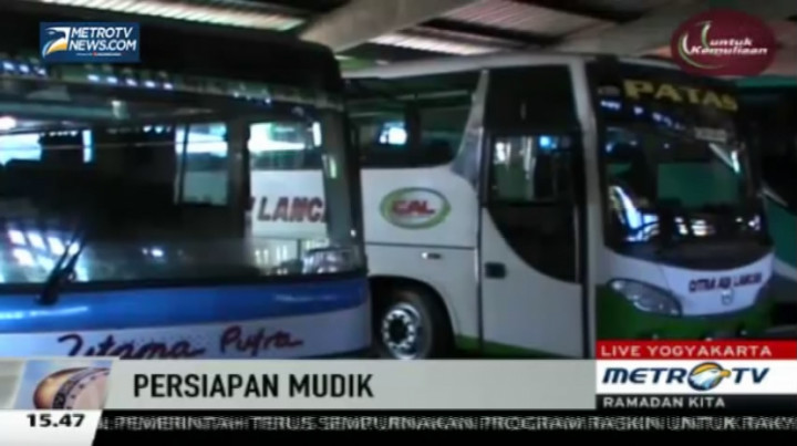 Yogyakarta Siapkan Fasilitas Bagi Pemudik Gratis 