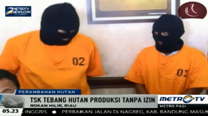 Dua Perambah Hutan Produksi Dibekuk