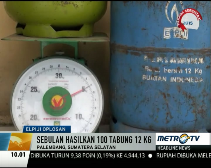 Polisi Tangkap Pelaku Pengoplos Elpiji