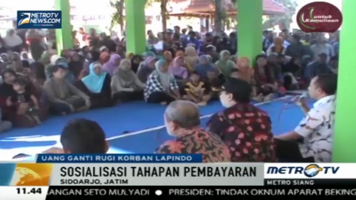 BPLS Sosialisasikan Pencairan Dana Ganti Rugi Lapindo