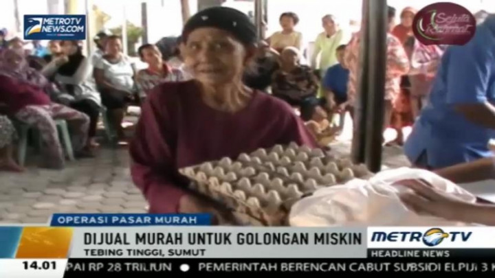 Pemkot Tebing Tinggi Gelar Operasi Pasar Murah Hingga 3 Juli