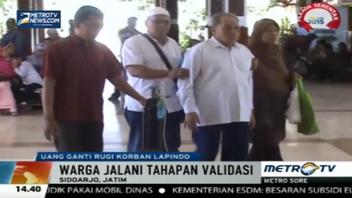 Korban Lapindo Jalani Tahapan Validasi Pencairan Ganti Rugi