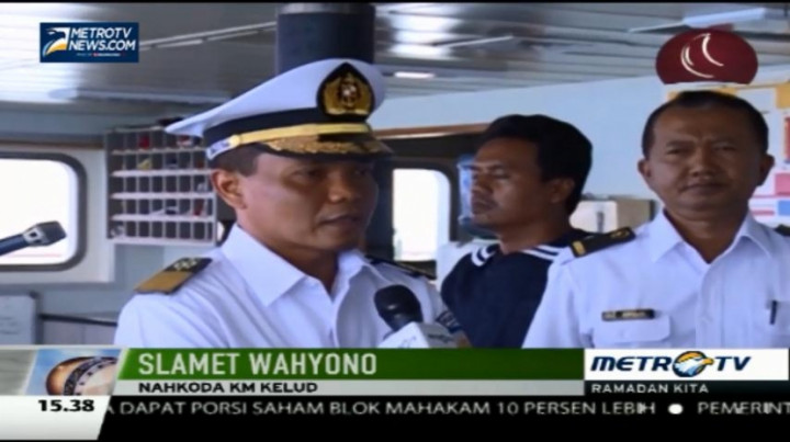 KM Kelud Siapkan Makanan Tambahan saat Arus Mudik