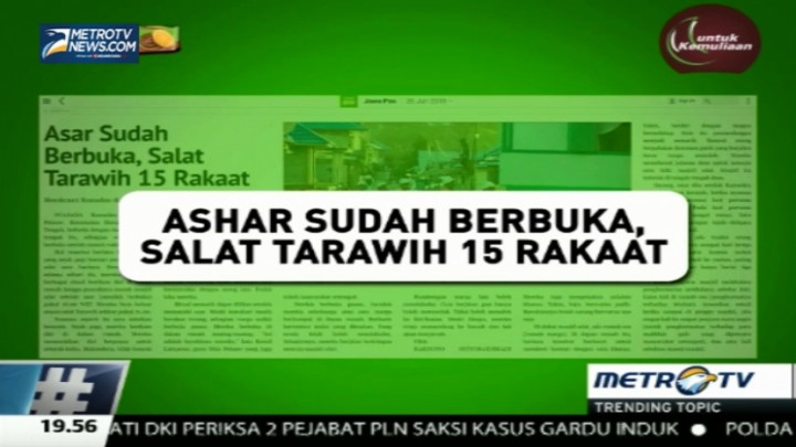 Warga Desa Ini Buka Puasa di Waktu Ashar