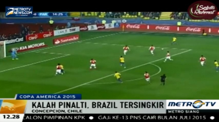 Brasil Gagal Melaju ke Babak Semi Final Copa America