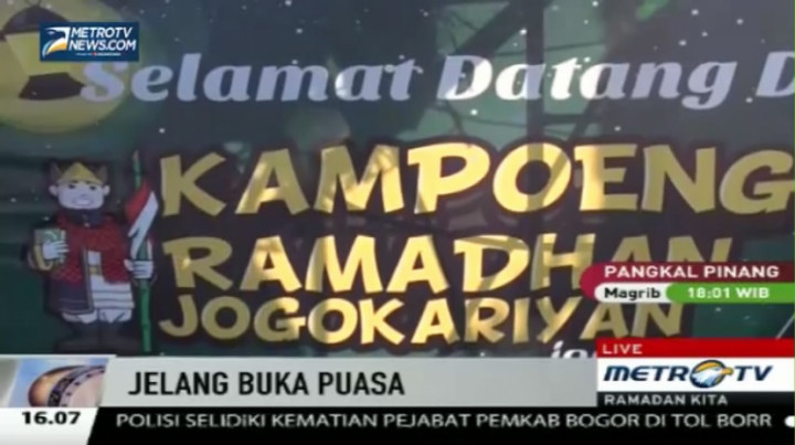 Berburu Santapan Buka Puasa di Kampung Ramadan Jogokariyan