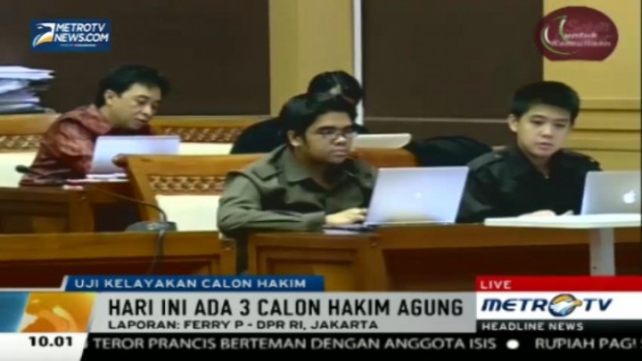 Komisi III DPR Gelar <i>Fit and Proper Test</i>  Calon Hakim Agung