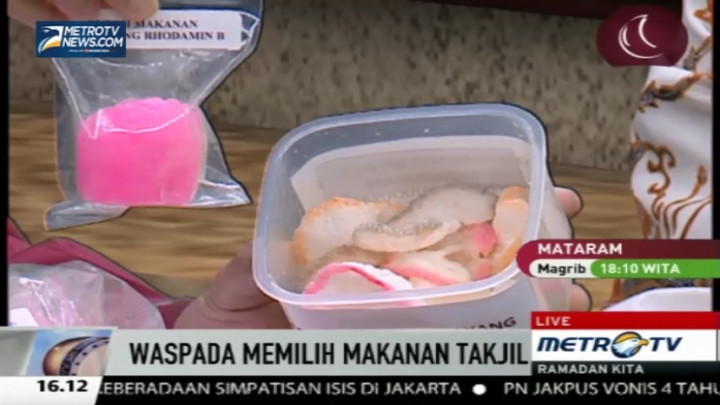 Tips Membedakan Makanan Takjil yang Berbahaya