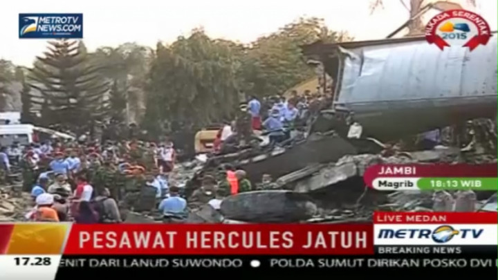 KSAU: Hercules Bawa 101 Penumpang di Luar Awak Pesawat 