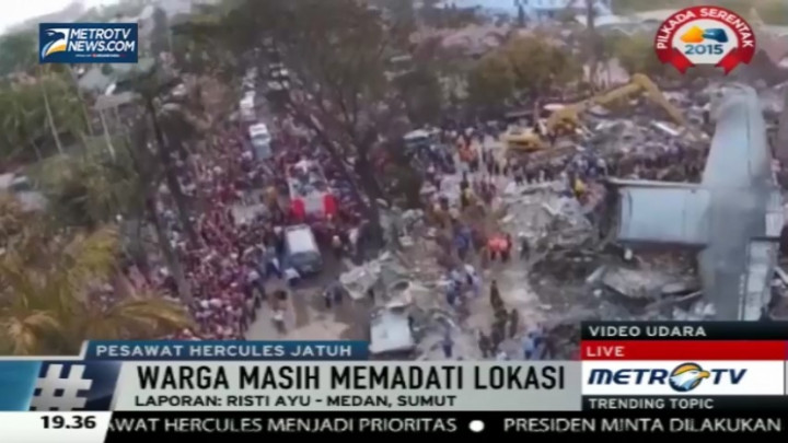 Penerbangan Hercules Tipe B Dihentikan Sampai Proses Identifikasi Selesai