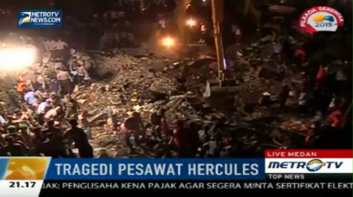 Korban Tewas Hercules Jatuh Bertambah Jadi 73 Orang 