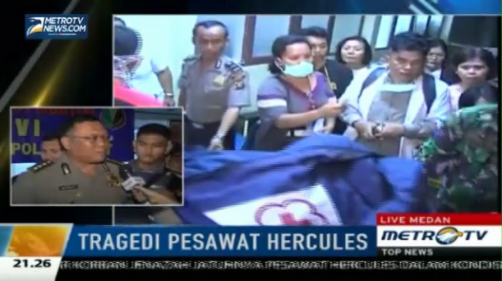 Hercules Jatuh, Tim DVI: Empat Warga Sipil Selamat