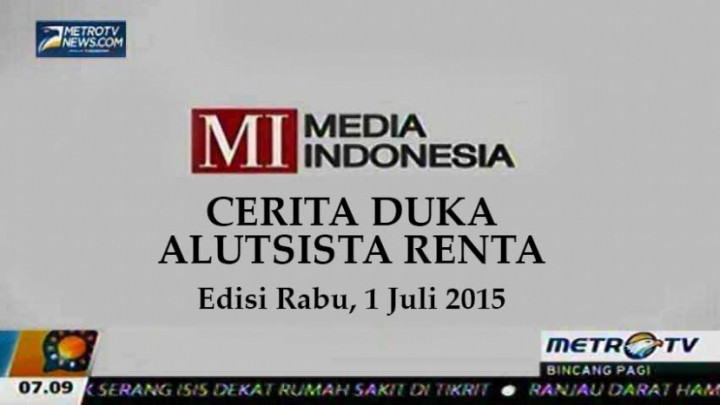 Cerita Duka Alutsista Renta