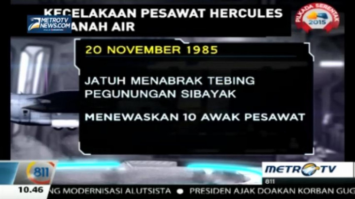Deretan Kecelakaan Pesawat Hercules di Indonesia Sejak 1985