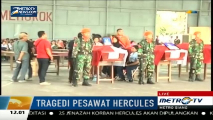 25 Jenazah Korban Hercules akan Diserahkan ke Pihak Keluarga 