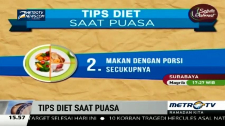 Tips Diet di Bulan Puasa 