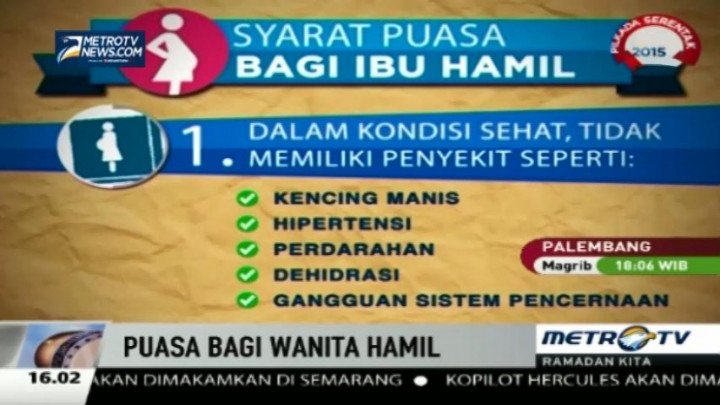 Ini Syarat Puasa Bagi Ibu Hamil 