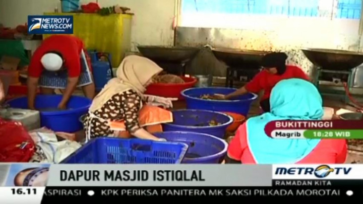 Menengok Dapur Masjid Istiqlal Siapkan 3000 Paket Buka Puasa 