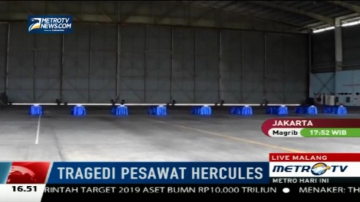 Persiapan Penerimaan Jenazah di Lanud Abdulrachman Saleh