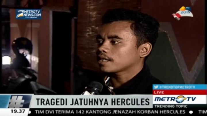 Kesaksian Pekerja Panti Pijat yang Selamat dari Hantaman Hercules A-1310 