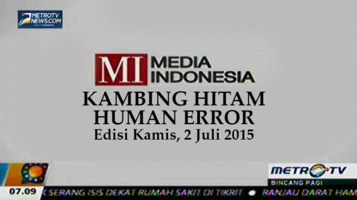 Kambing Hitam Human Error