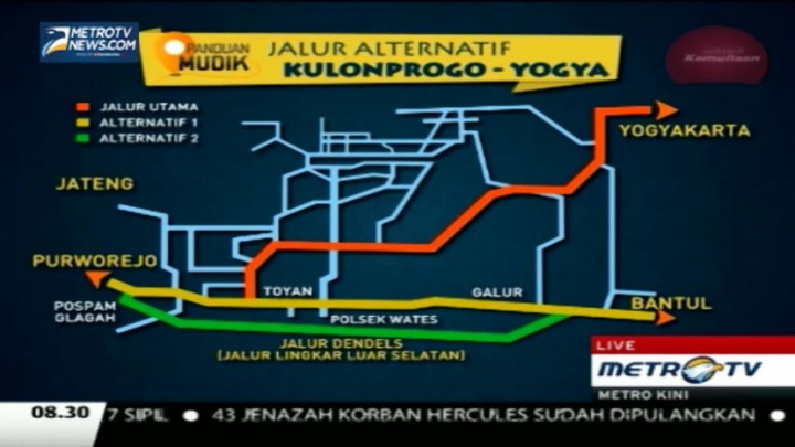 Dua Jalur Ini Bisa Jadi Alternatif  Menuju Yogyakarta