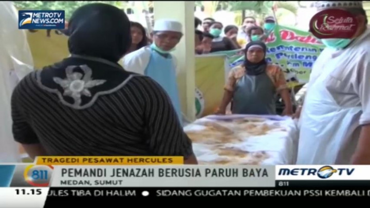 Ini Sosok Pemandi Jenazah Korban Jatuhnya Hercules C-130