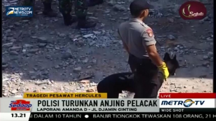 Tim Anjing Pelacak Temukan Potongan Tubuh Korban Hercules