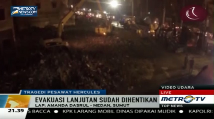 Pencarian Sisa Amunisi Jadi Fokus Evakuasi Hercules Hari Ini