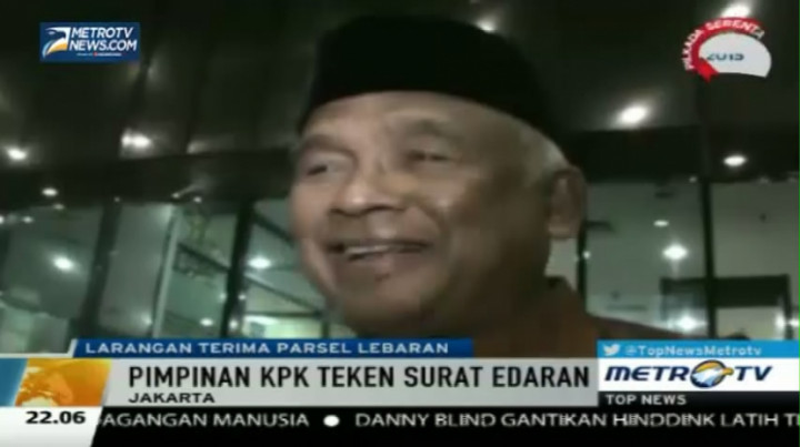 KPK Teken Surat Edaran Larangan Terima Parsel Bagi Pejabat