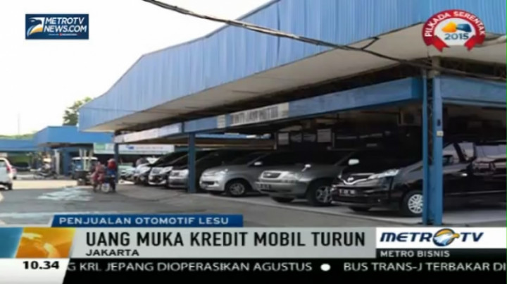 Penjualan Otomotif Lesu, DP Kredit Mobil Turun