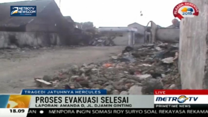 Proses Evakuasi Hercules Resmi Selesai